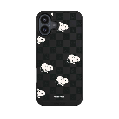 Apple iPhone 16 Plus NIVOpure Snoopy Checked Pattern