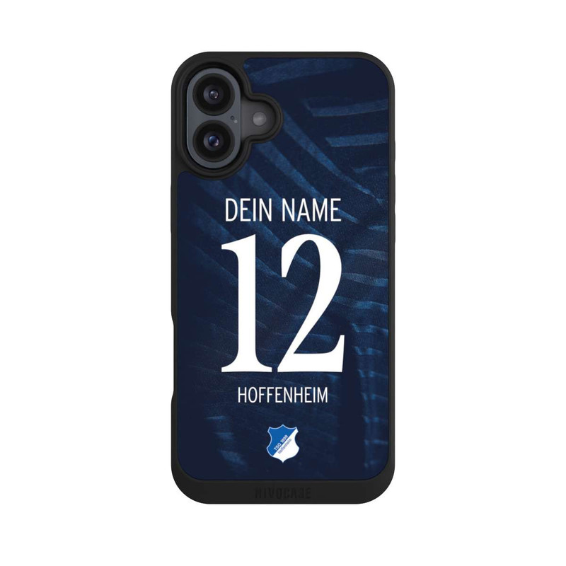 iPhone 16 Plus NIVOpure TSG Hoffenheim Trikot Personalisierbar 25-26