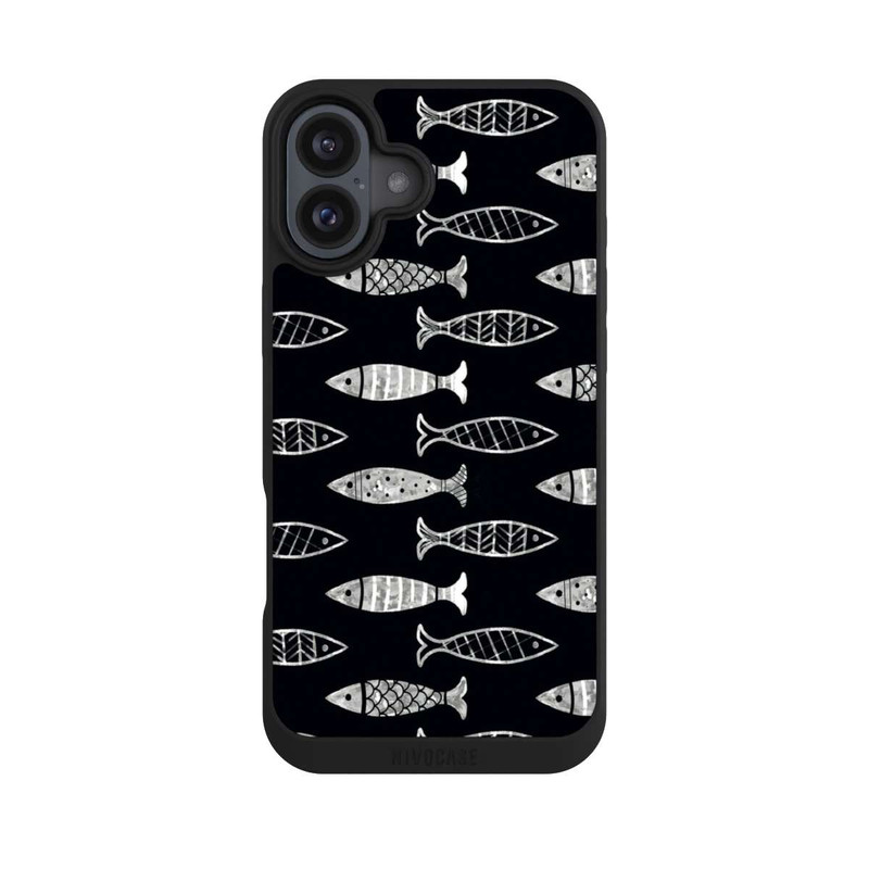 iPhone 16 Plus NIVOpure Black Fishy Theme