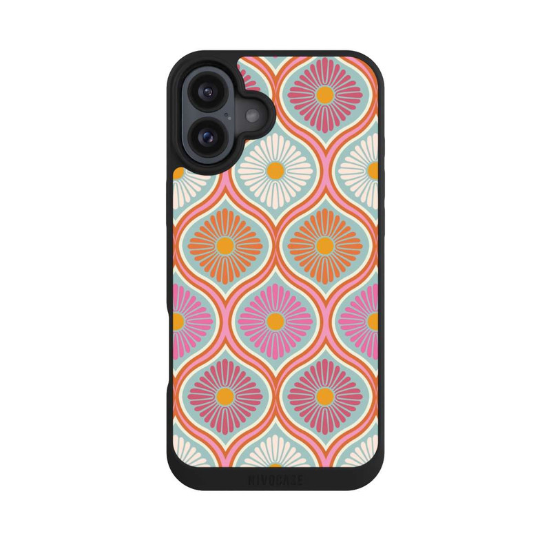 iPhone 16 Plus NIVOpure Groovy 70s Retro Mod Flower Power