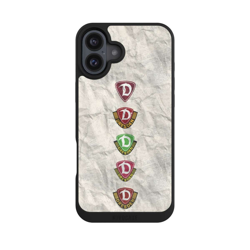 iPhone 16 Plus NIVOpure Dynamo Dresden Logo Historie
