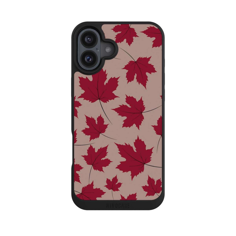 iPhone 16 Plus NIVOpure Herbstzauber Rote Blätter