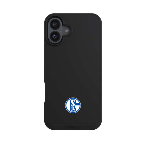 Apple iPhone 16 Plus NIVOpure FC Schalke 04 Logo Klein Transparent