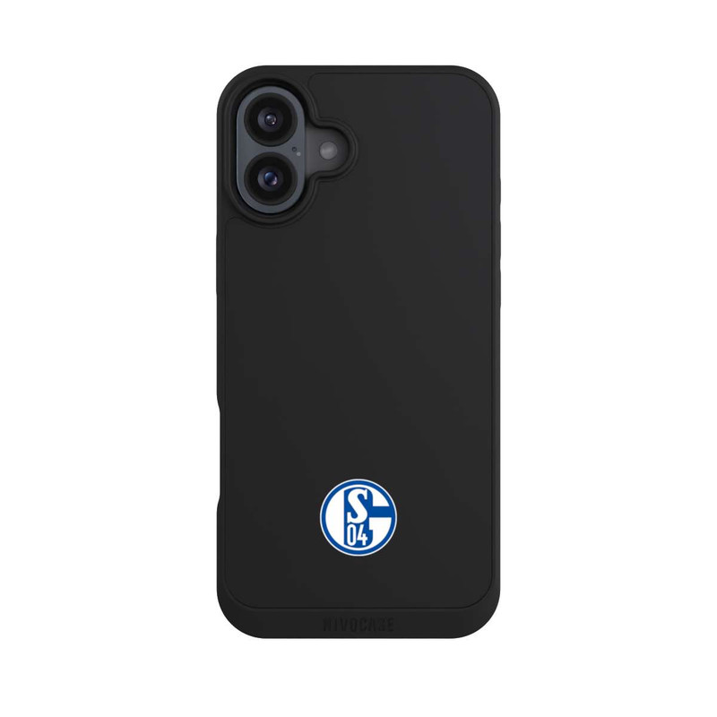 iPhone 16 Plus NIVOpure FC Schalke 04 Logo Klein Transparent