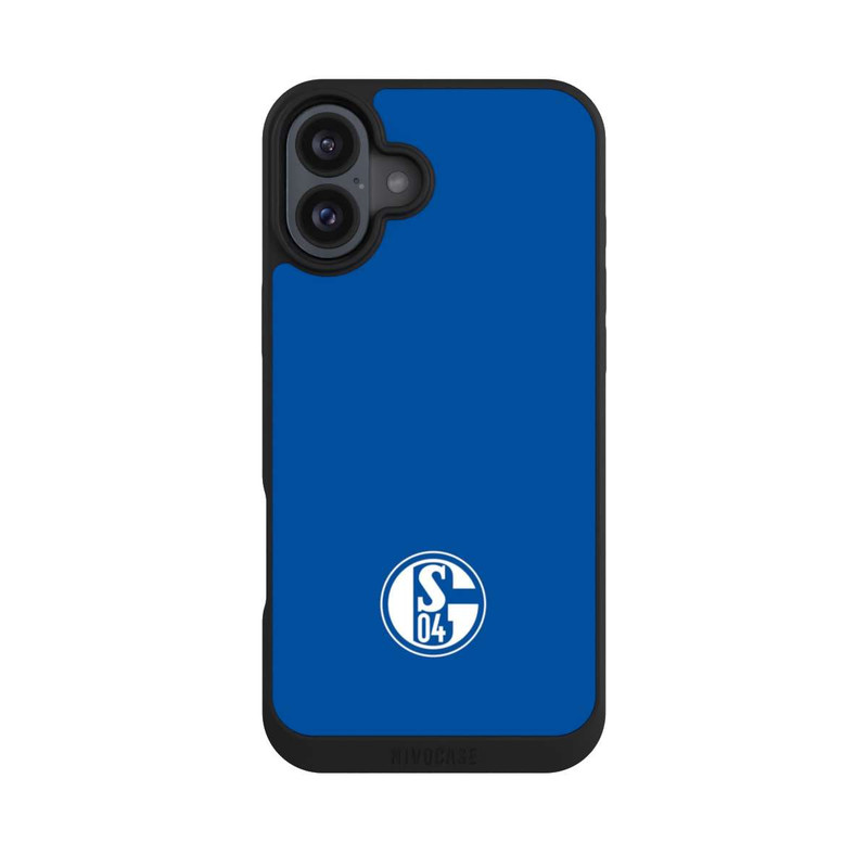 iPhone 16 Plus NIVOpure FC Schalke 04 Logo Blau
