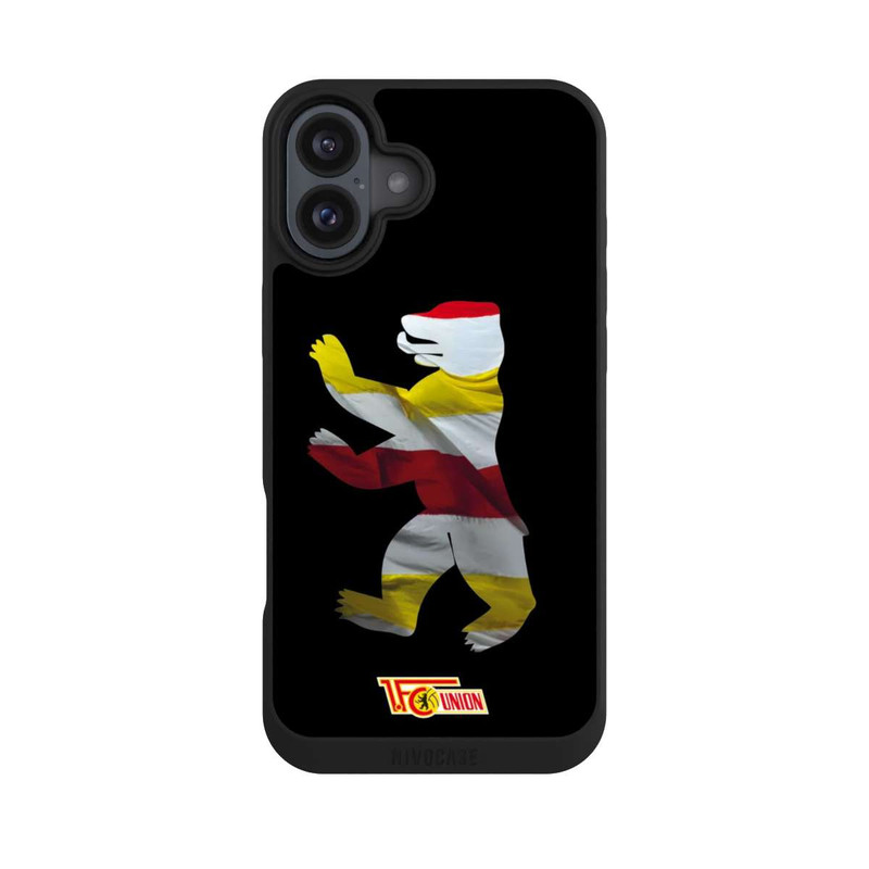 iPhone 16 Plus NIVOpure Union Berlin Bär Flagge