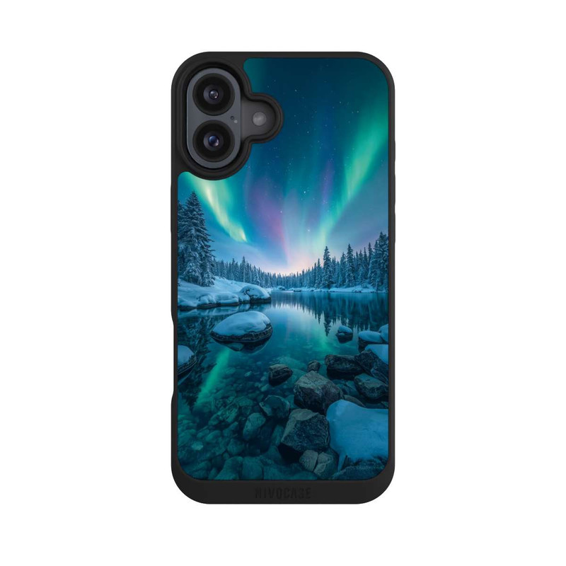 iPhone 16 Plus NIVOpure Aurores boréales Briller avec IA