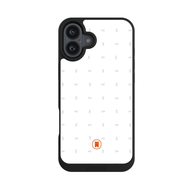 iPhone 16 Plus NIVOpure Nivocase Pattern White Grey