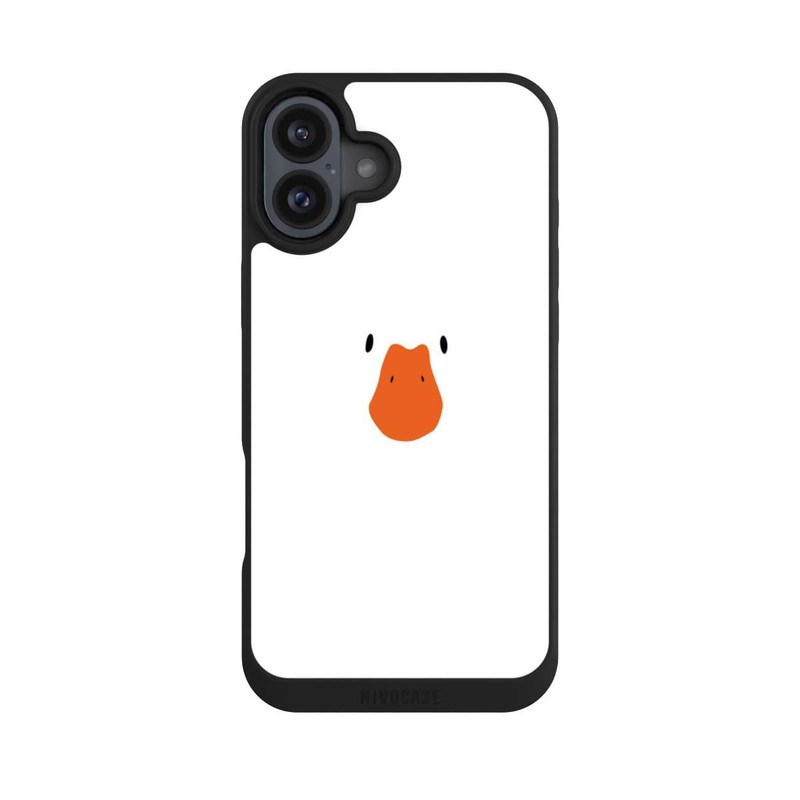 iPhone 16 Plus NIVOpure Duck Face White