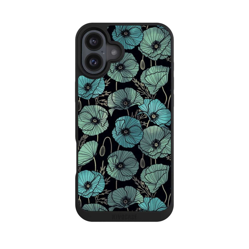 iPhone 16 Plus NIVOpure Sommermohn Grün