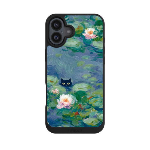 Apple iPhone 16 Plus NIVOpure Katze im Teich Gemälde