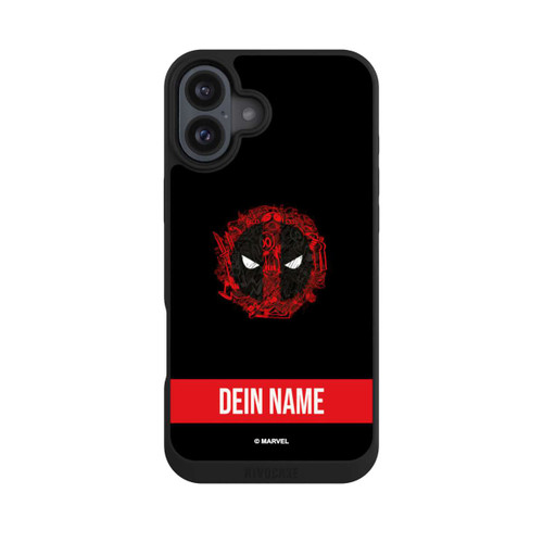 Apple iPhone 16 Plus NIVOpure Deadpool Logo Personalisierbar