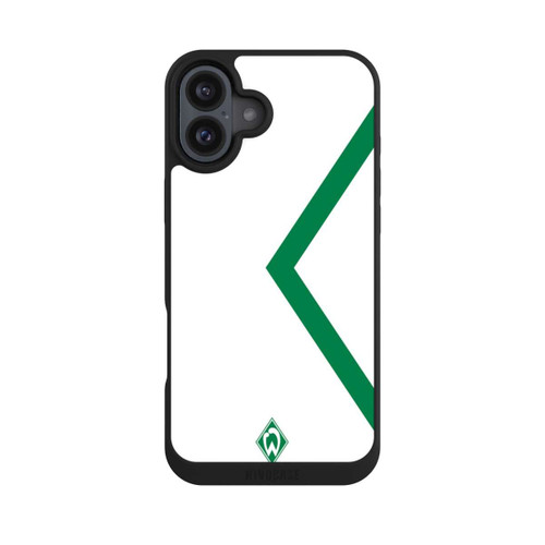 Apple iPhone 16 Plus NIVOpure Werder Bremen Rautenelement Grün