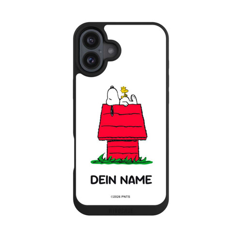 Apple iPhone 16 Plus NIVOpure Snoopy and Woodstock Classic Personalisierbar