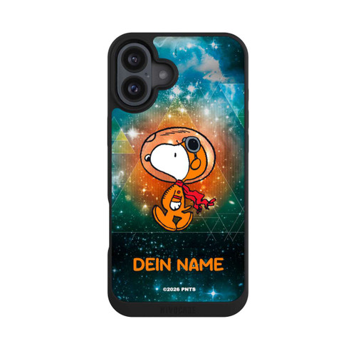 Apple iPhone 16 Plus NIVOpure Snoopy Weltraumreisender Personalisierbar