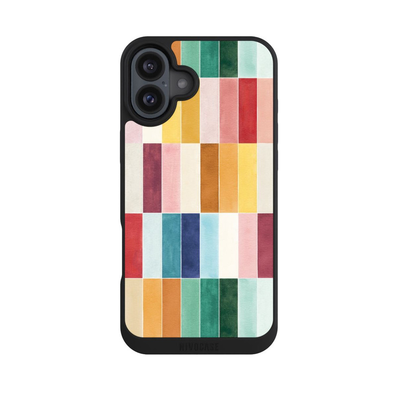 iPhone 16 Plus NIVOpure Modern Craft Geometric Rectangular Tiles