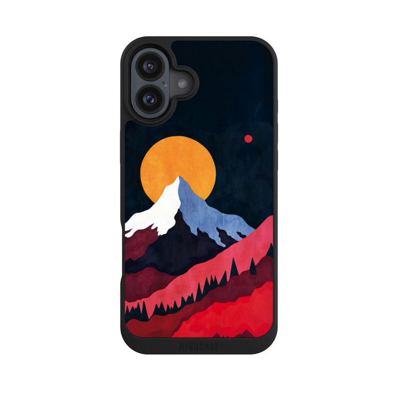 iPhone 16 Plus NIVOpure Mont Blanc Abstract