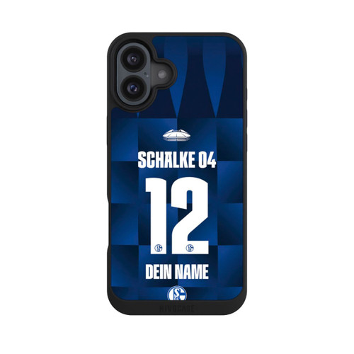 Apple iPhone 16 Plus NIVOpure Schalke 04 Trikot Personalisierbar 26-27