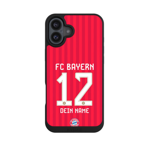 Apple iPhone 16 Plus NIVOpure FC Bayern München Trikot Personalisierbar 26-27