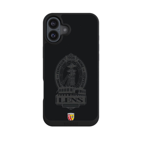 Apple iPhone 16 Plus NIVOpure RC Lens Mine de Ferveur Emblem schwarz