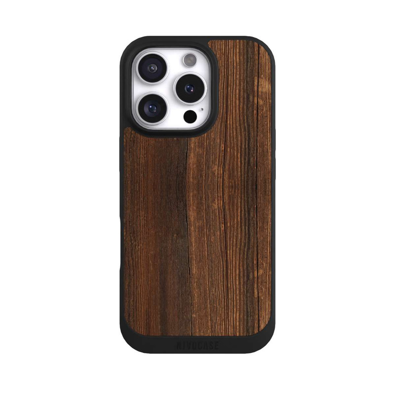 iPhone 16 Pro NIVOpure Walnut Wood Look
