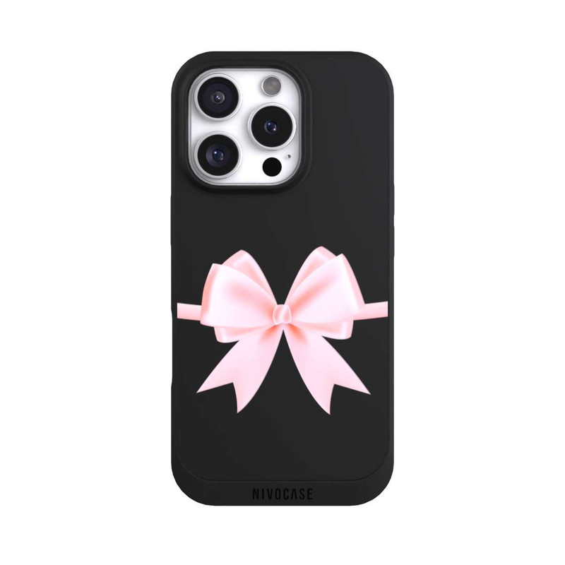 iPhone 16 Pro NIVOpure Pink Bow transparent