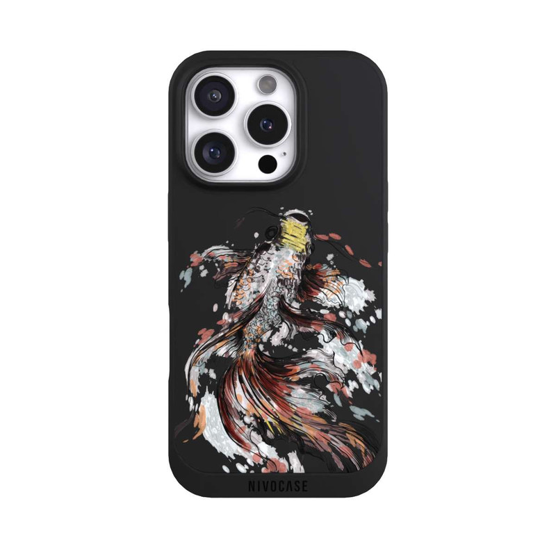 iPhone 16 Pro NIVOpure Koi (Watercolor) ohne Hintergrund