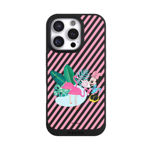 Apple iPhone 16 Pro NIVOpure Minnie Flamant Rose sans Fond