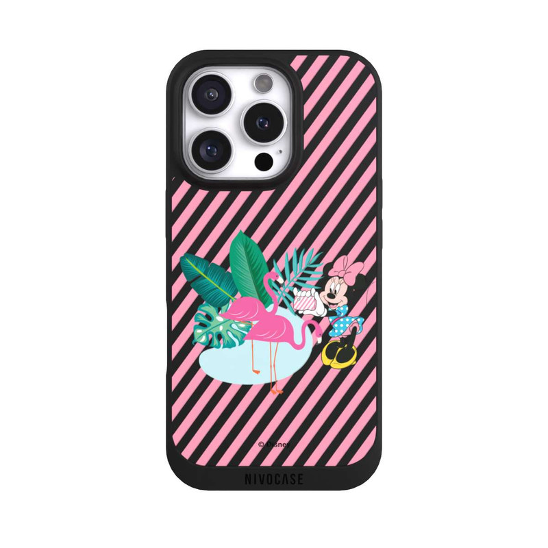 iPhone 16 Pro NIVOpure Minnie Flamingo Transparent