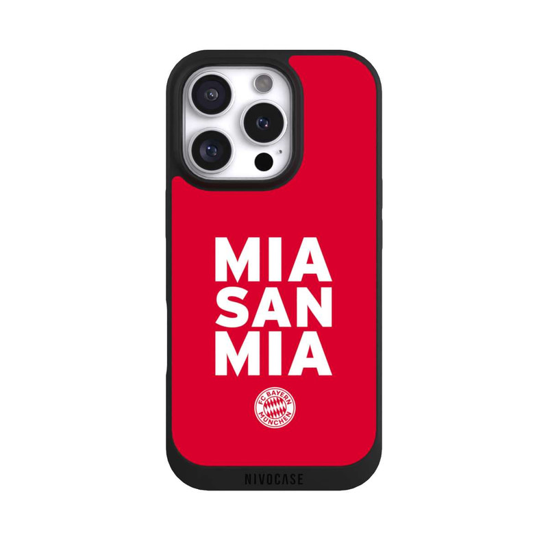 iPhone 16 Pro NIVOpure Mia San Mia FCB red