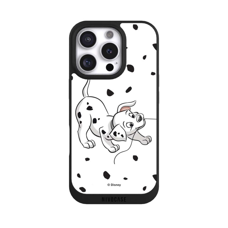 iPhone 16 Pro NIVOpure Couple Dalmatiens Gauche