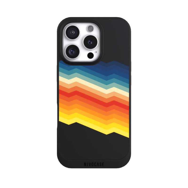 iPhone 16 Pro NIVOpure Abstrakter Regenbogen
