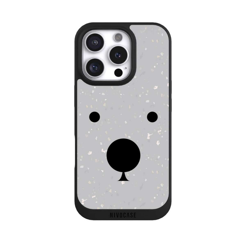 iPhone 16 Pro NIVOpure Bär Nahaufnahme