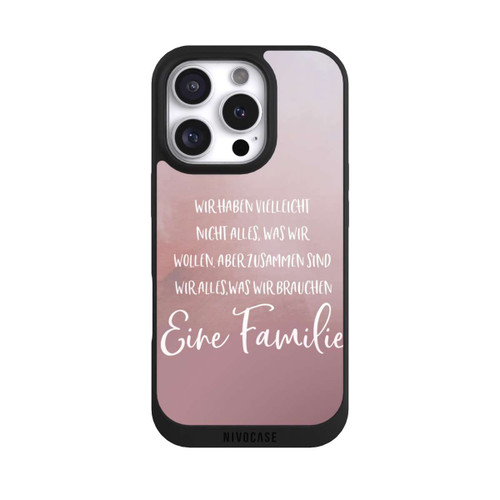 Apple iPhone 16 Pro NIVOpure Eine Familie Altrosa