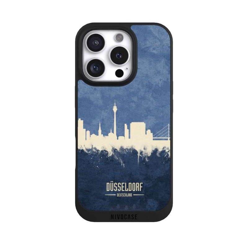 iPhone 16 Pro NIVOpure Düsseldorf Allemagne Skyline