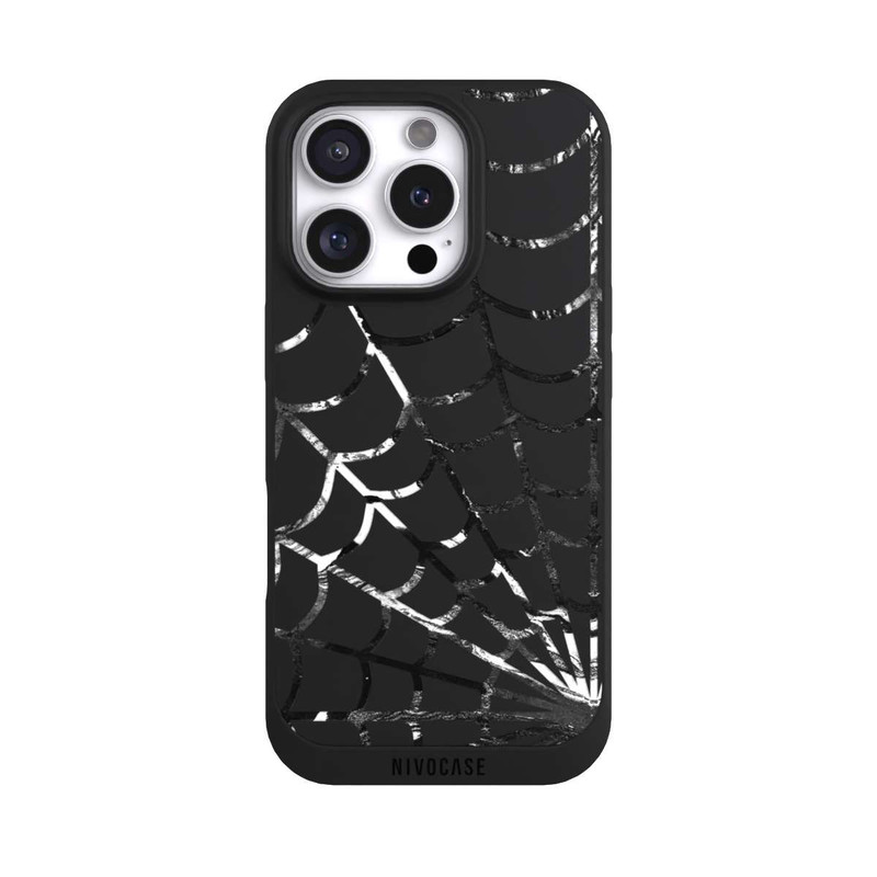iPhone 16 Pro NIVOpure Texturiertes Spinnennetz