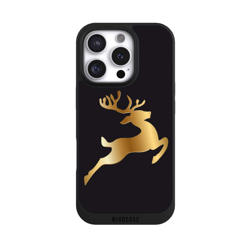 iPhone 16 Pro NIVOpure Gold Reindeer