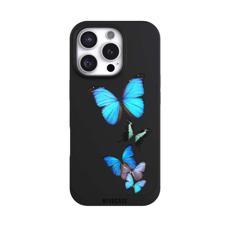 iPhone 16 Pro NIVOpure Schmetterling Transparent