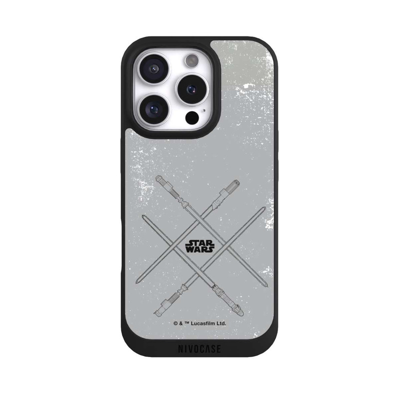 iPhone 16 Pro NIVOpure Lichtschwerter Grau