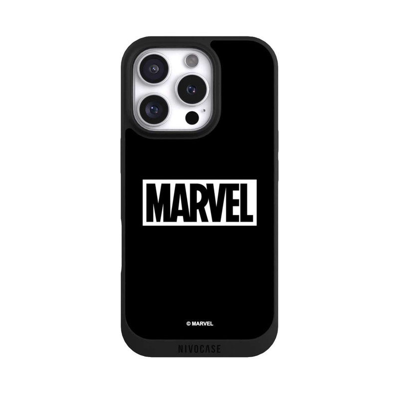 iPhone 16 Pro NIVOpure Marvel Logo Black