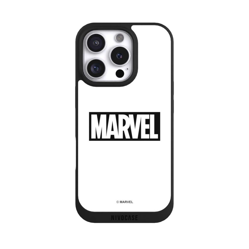iPhone 16 Pro NIVOpure Marvel Logo White