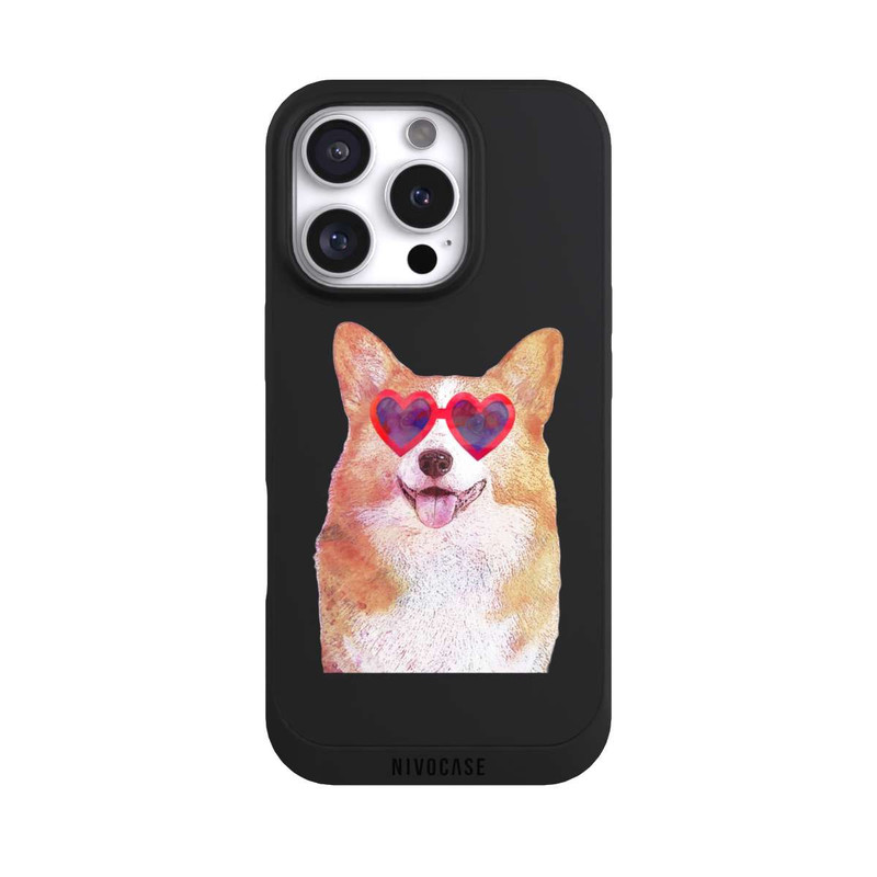 iPhone 16 Pro NIVOpure Cute Corgi Transparent