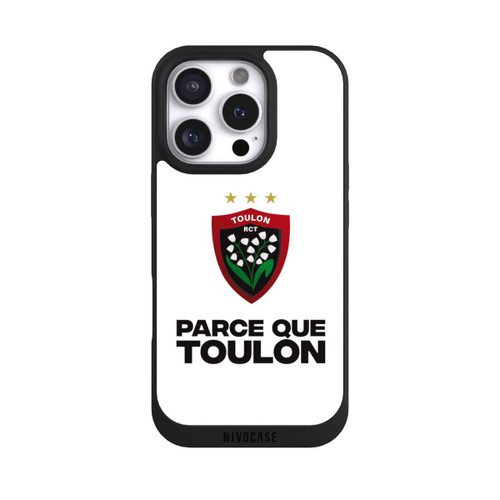 Apple iPhone 16 Pro NIVOpure RC Toulonnais Blanc