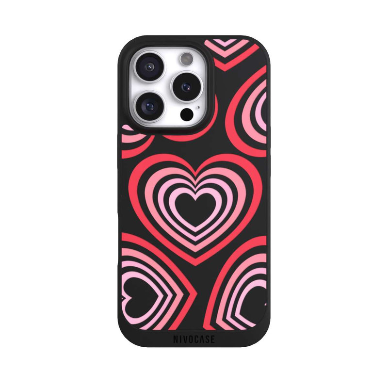 iPhone 16 Pro NIVOpure Cœurs transparents