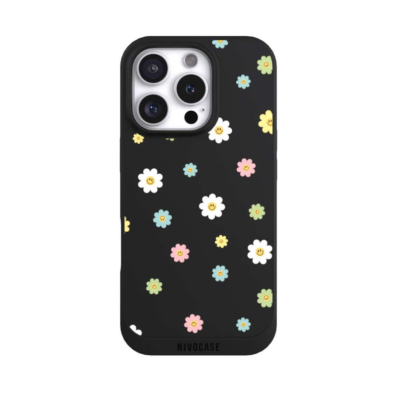 iPhone 16 Pro NIVOpure Flower Power Small Transparent