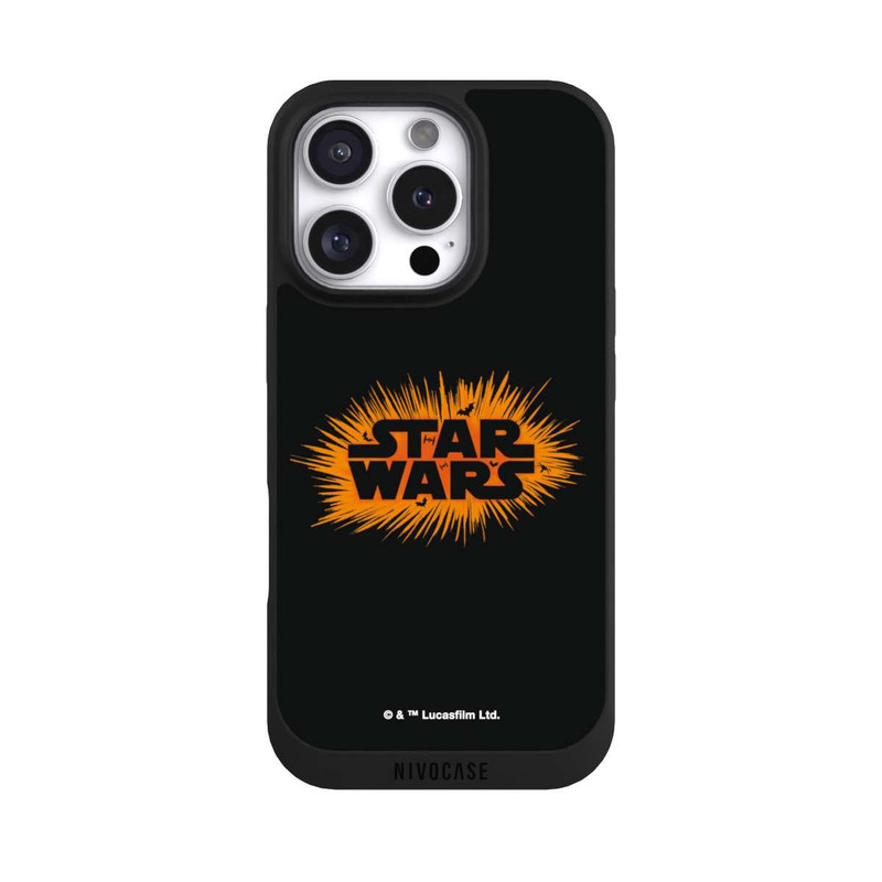 iPhone 16 Pro NIVOpure Star Wars Logo Orange Halloween Explosion
