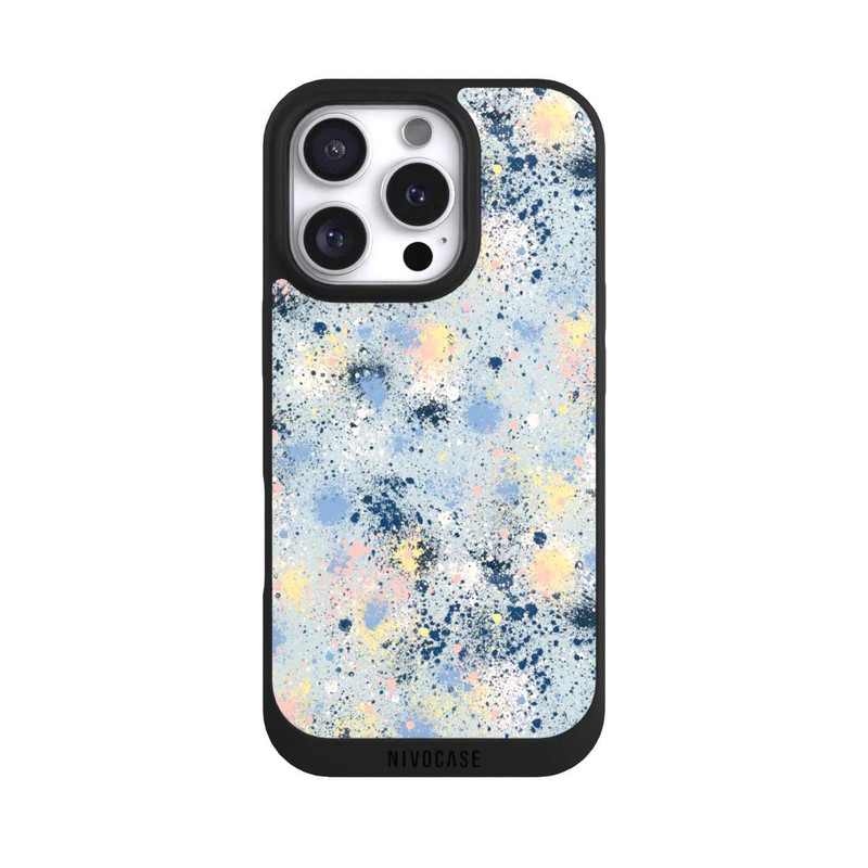 iPhone 16 Pro NIVOpure Ink Dripping Dust Texture Blue