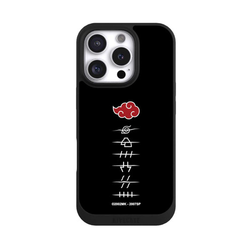 Apple iPhone 16 Pro NIVOpure Symboles des membres de l'Akatsuki noirs