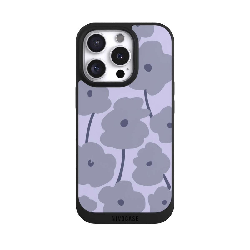 iPhone 16 Pro NIVOpure Minimalistic Flowers Lilac