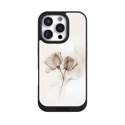 Apple iPhone 16 Pro NIVOpure Braune Rose Blume Nebel